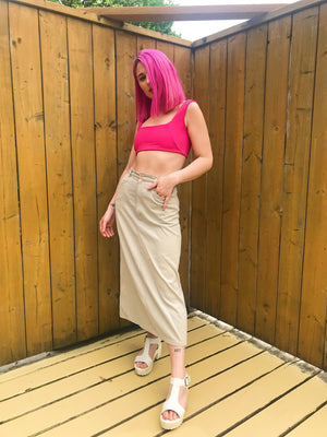 The Rosa //  Tube Top - Pink